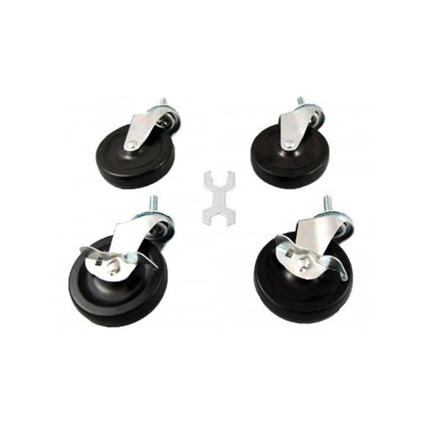 Trinity Trinity TBF-CASTERSET41 Table Caster Adapters; 6.2 x 4 x 1 in. ZSV-99-018-4010